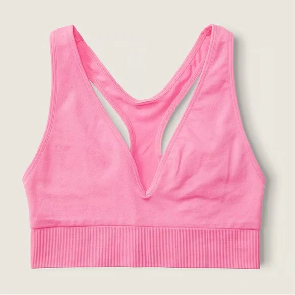 PINK Victoria's Secret Seamless Plunge Bralette - Picture 2 of 7